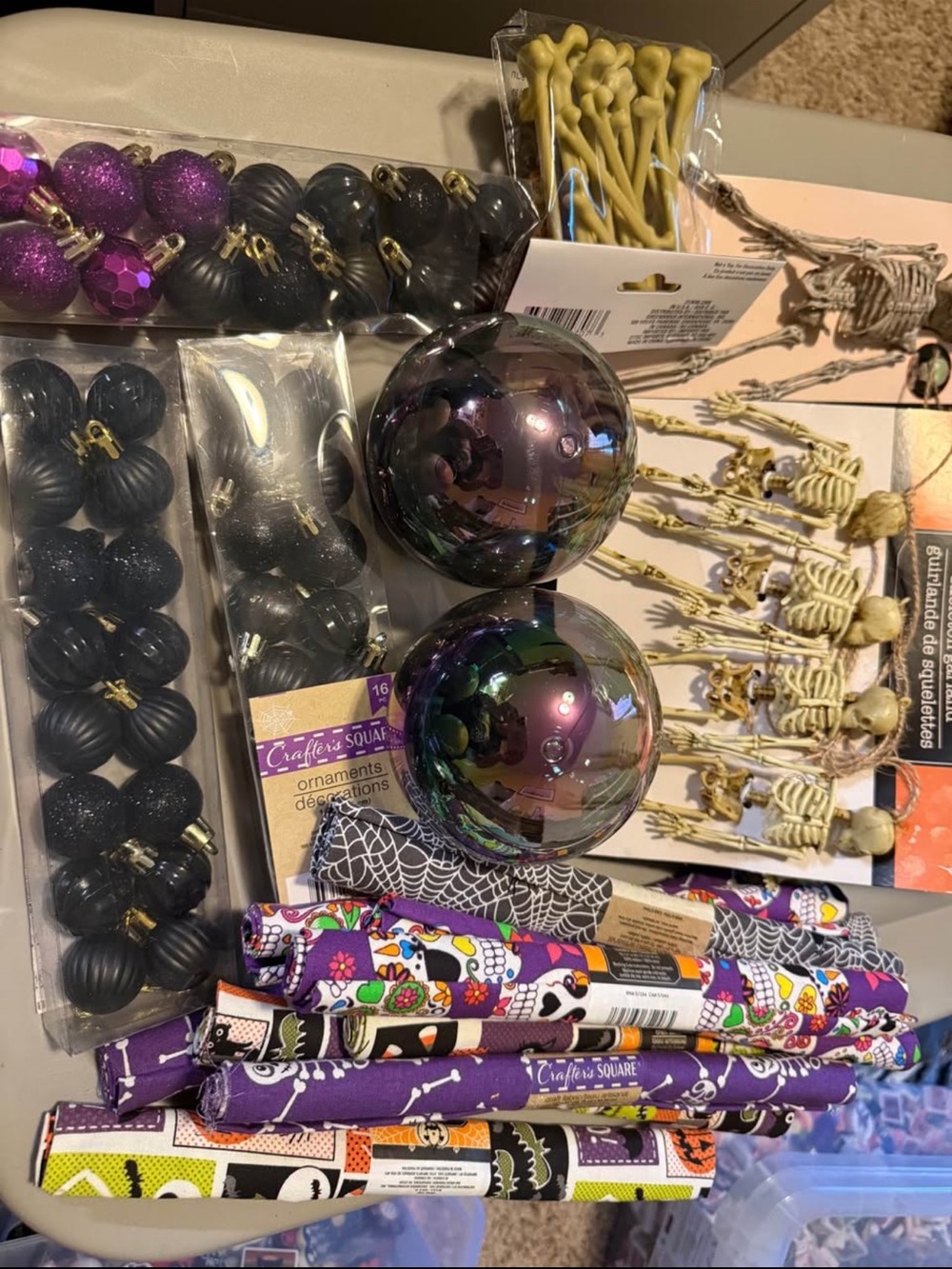 Halloween Party Mix Decorations Bundle in Purple and Black